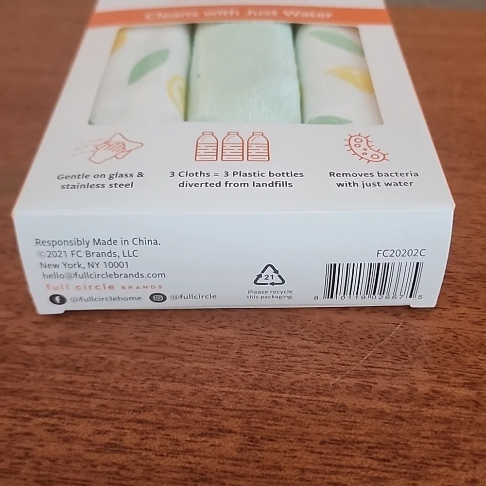 Renew Recycled Microfiber All-Purpose Cloths   Set of 3